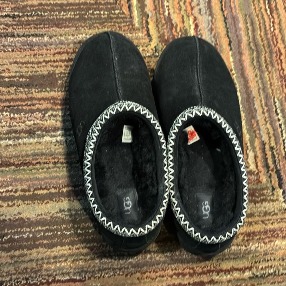 UGG Black Slip-On Loafers